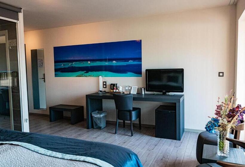 חדר דחוקס עם מיטת קינג, Abalona Hotel & Apartments