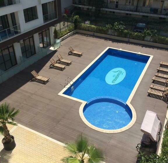 패밀리 룸 측면 바다 전망, Apart Hotel Stamopolu Lux с изглед към морето