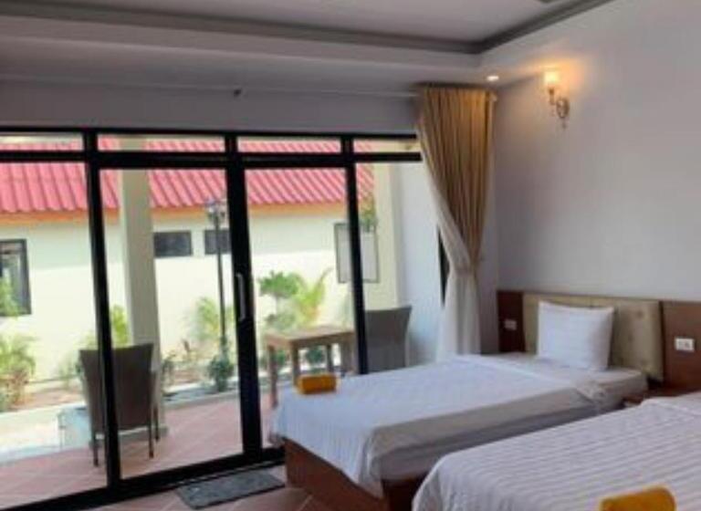 Quarto Triplo Estandar Vista Jardim, Soon Noeng Bungalow With Air Conditioner