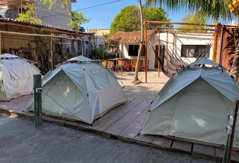 Standard Tent, Aventura Maya Hostal Y Camping   Holbox