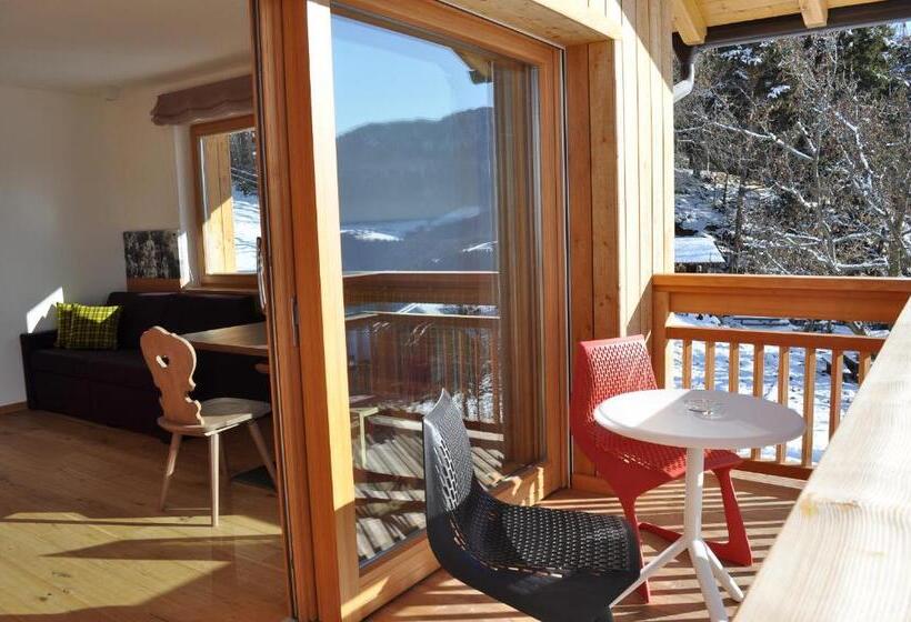 Апартаменты 1 Спальня с Балконом, Pension Haus Tirol