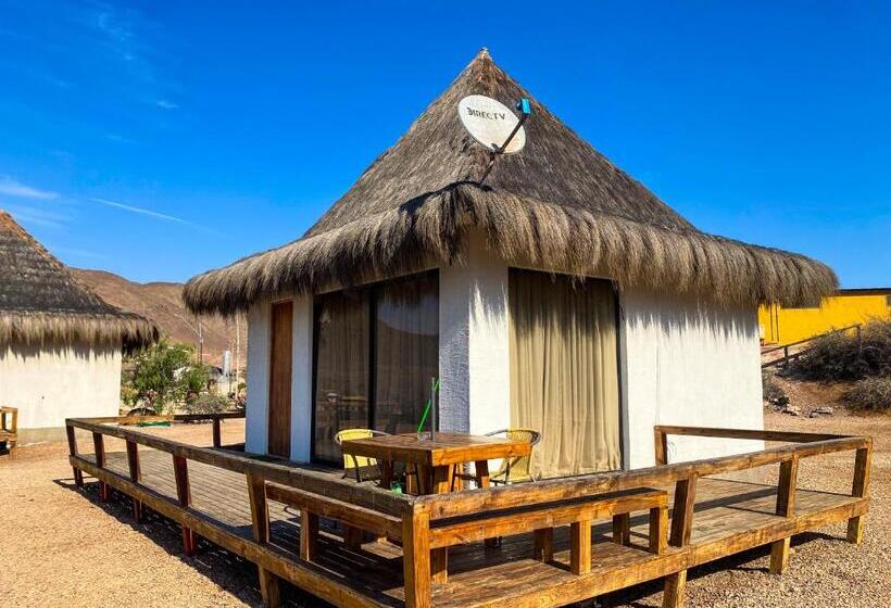 Люкс Кровать Кинг, Cabañas Caleta Hueso