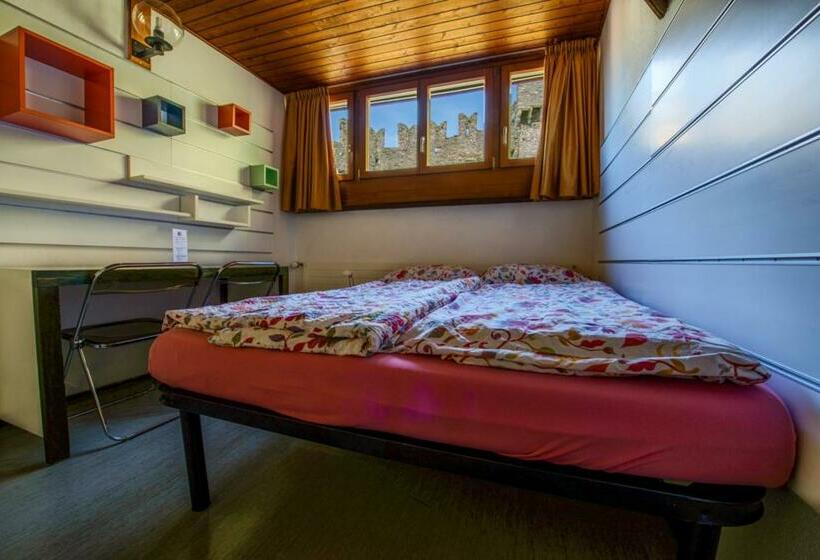 اتاق استاندارد با سرویس بهداشتی مشترک, Ostello Montebello   Bellinzona Youth Hostel