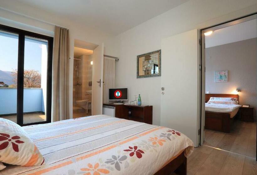 Chambre Standard avec Balcon Vue Jardin, Osteria Ticino By Ketty & Tommy