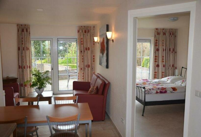 带1个卧室带花园景观的公寓, Panorama Sousberg B&b En Appartementen