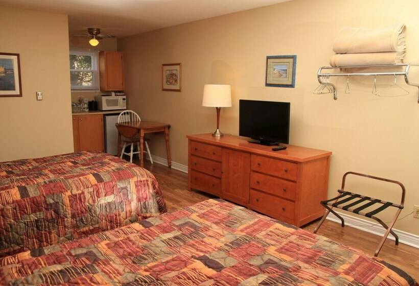 ２ダブルベッドのスタンダードルーム, Alpine Motor Inn