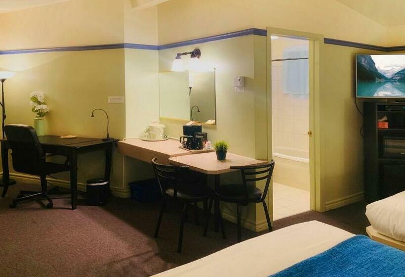 חדר סטנדרט שתי מיטות זוגיות, Motel La Cheminée