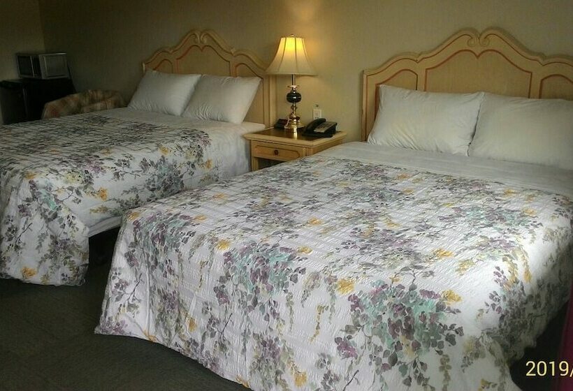 带2个双人床的标准工作室, Round Up Motel