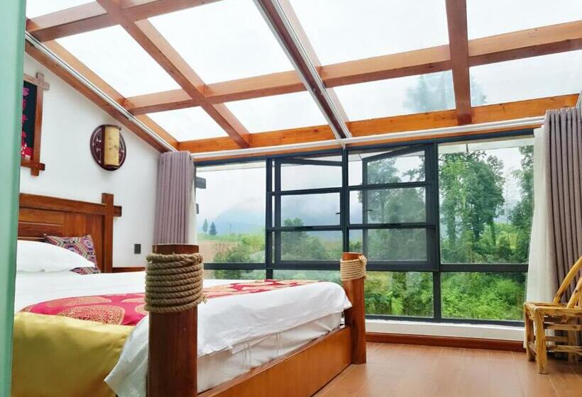 اتاق استاندارد با تخت بزرگ, Zhangjiajie Jijiehao Inn
