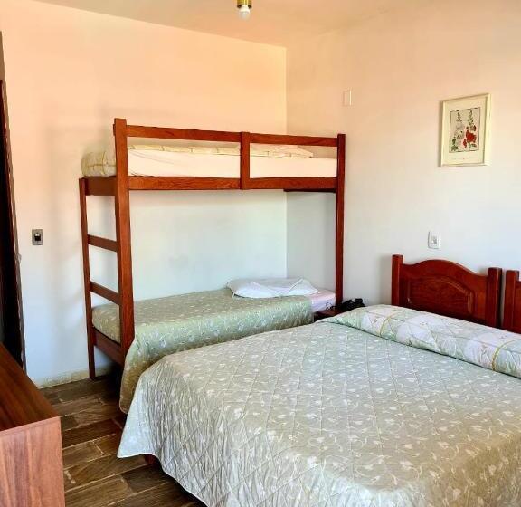 Четырехместный Номер Стандарт с Двухъярусными Кроватями, Bartholo Plaza Hotel Santa Catarina
