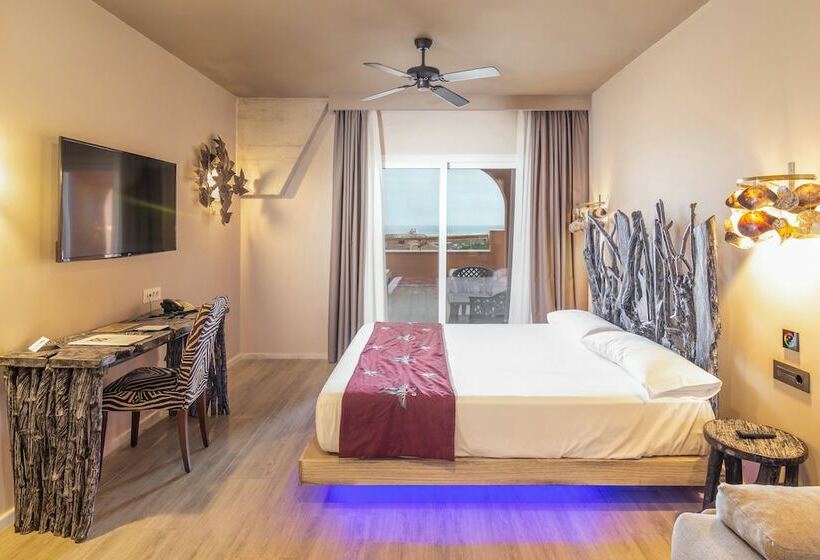 带海景的标准房, Tarifa Lances By Qhotels