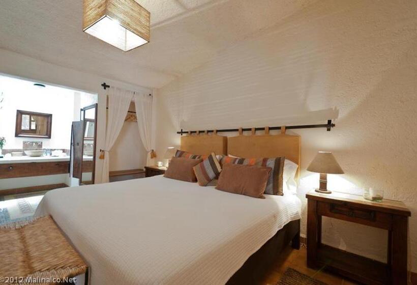 キングサイズベッドのスタンダードルーム, Boutique Casa De Campo Malinalco