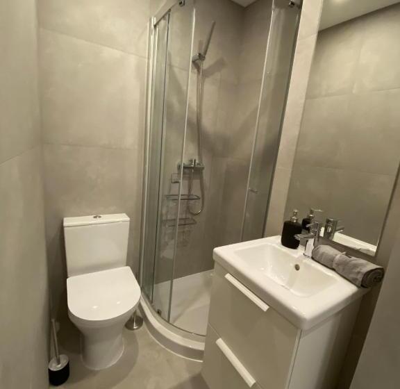 스탠다드 싱글 룸 공동욕실, Carcavelos Beach Shared Serviced Apartment 12