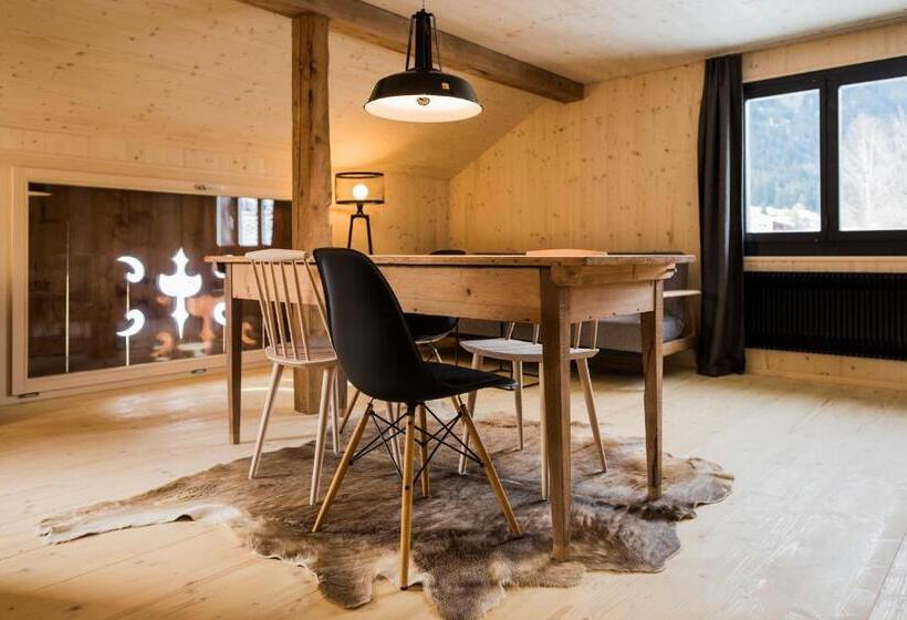 Апартаменты 1 Спальня с Балконом, Cortesi S Lenk Lodge, Boutiques Appartements