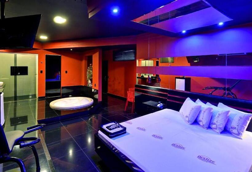 Люкс с гидромассажем, Motel Deslize Ribeirão Preto