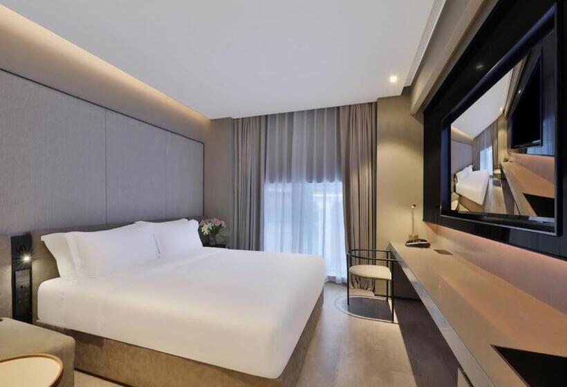 اتاق استاندارد با بالکن, Crystal Orange Hotel   Shanghai The Bund Jinling East Road