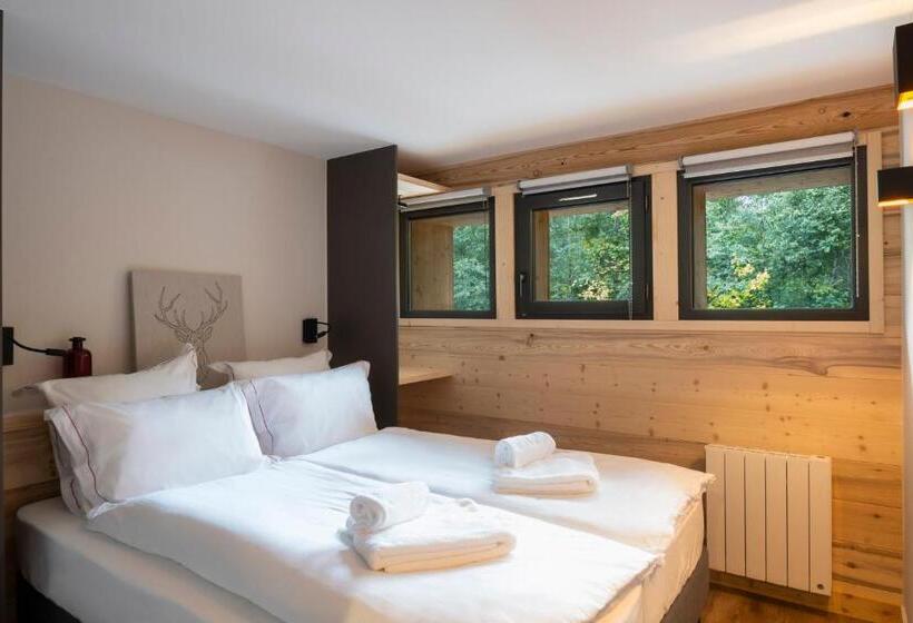 اتاق استاندارد با چشم‌انداز کوهستان, Chalet Nant Rouge