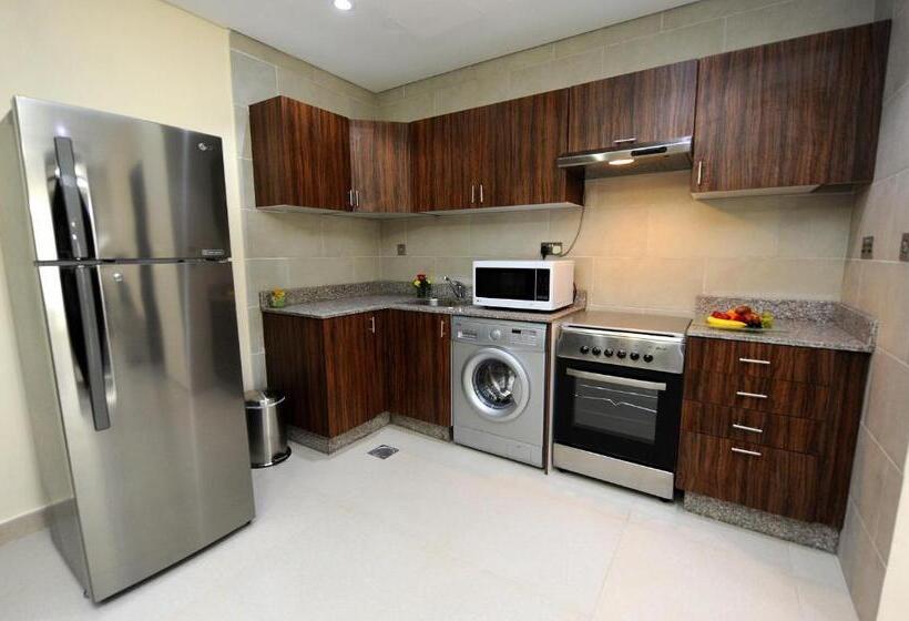 آپارتمان لوکس 2 خوابه, Al Mansour Park Inn Hotel&apartment