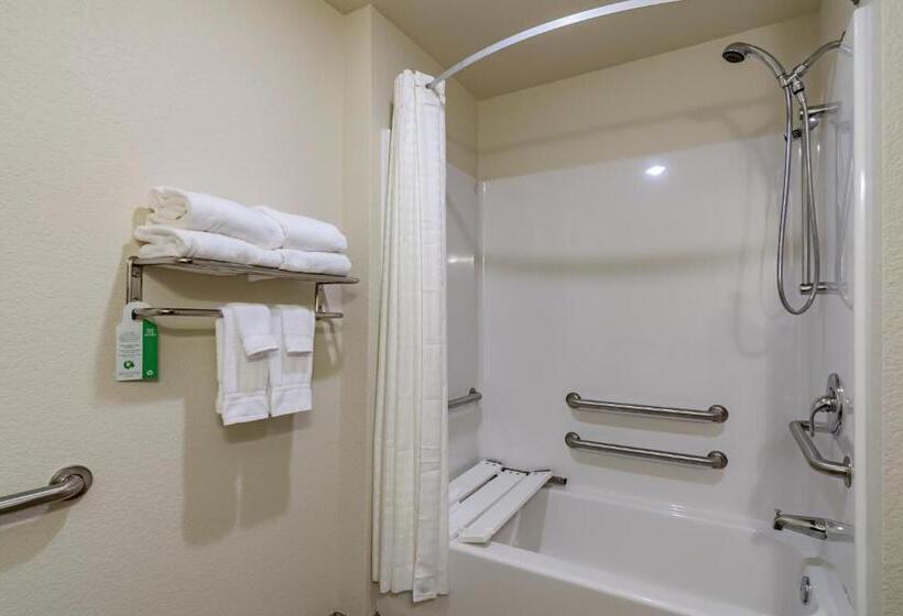 장애인을 위한 킹사이즈 침대 스탠다드 룸, Cobblestone Inn & Suites   Lamoni