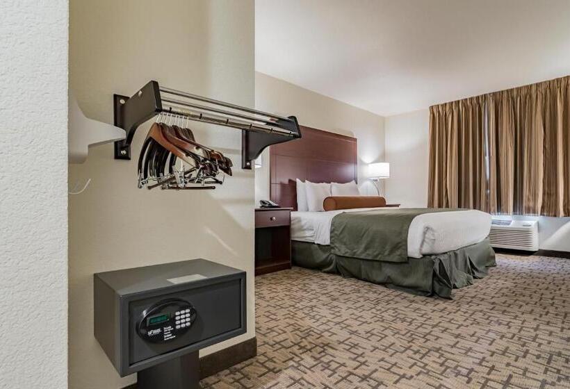 장애인을 위한 킹사이즈 침대 스탠다드 룸, Cobblestone Inn & Suites   Lamoni