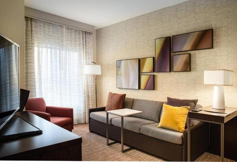 带大床的套房, Residence Inn By Marriott Dallas Plano/richardson At Coit Rd