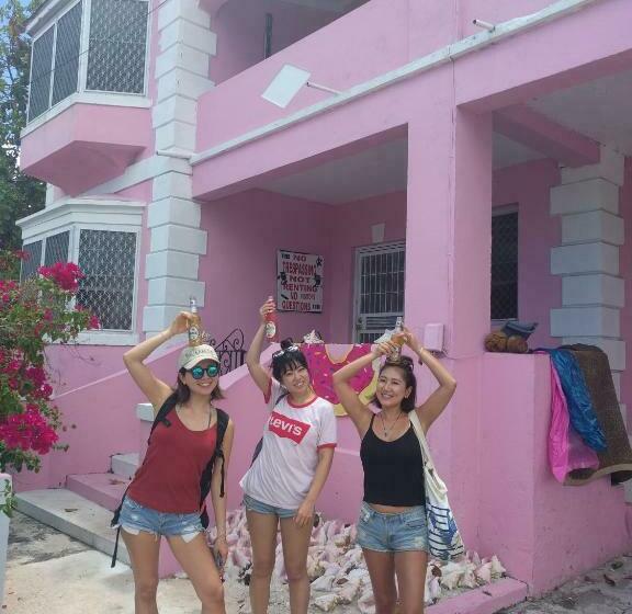 اتاق خانوادگی با چشم‌انداز دریا, Da Pink And White Palace