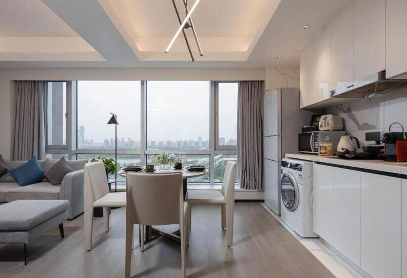 Люкс Вид на Реку, Parcvue Hotel Residence Nanjing