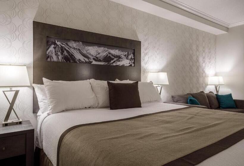 キングサイズベッドのスタンダードルーム, Ramada By Wyndham Revelstoke