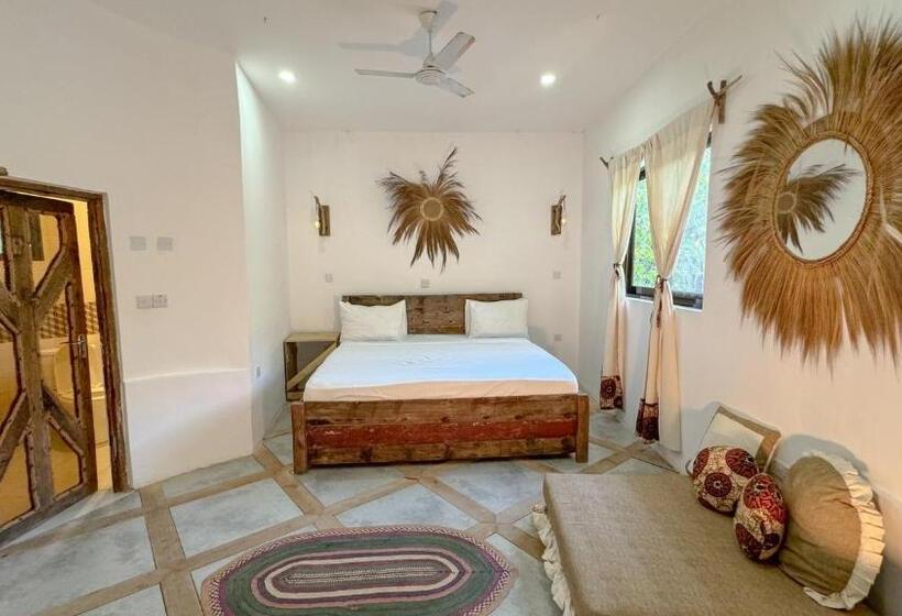 اتاق استاندارد با چشم‌انداز دریا, Kinazi Upepo Beach Eco Lodge