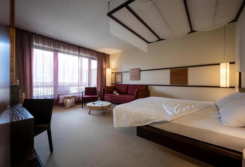 带阳台的高级房间, Das Mühlwald   Quality Time Family Resort