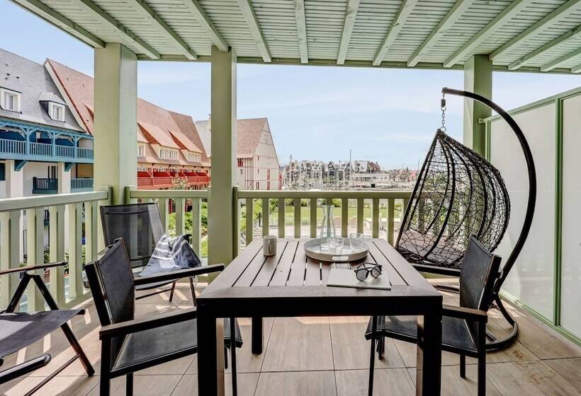 Апартаменты 1 Спальня с Видом, Residence Pierre & Vacances Premium Presqu Ile De La Touques