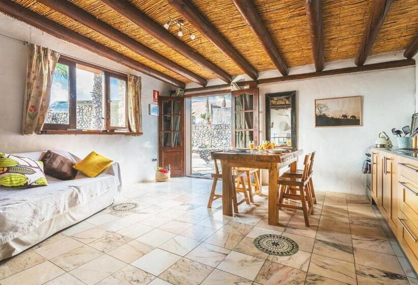 Casa 1 Dormitorio, Eco Village Finca De Arrieta   Yurts And Stone Cottages   Shared Pool   Walking Distance To Arrieta