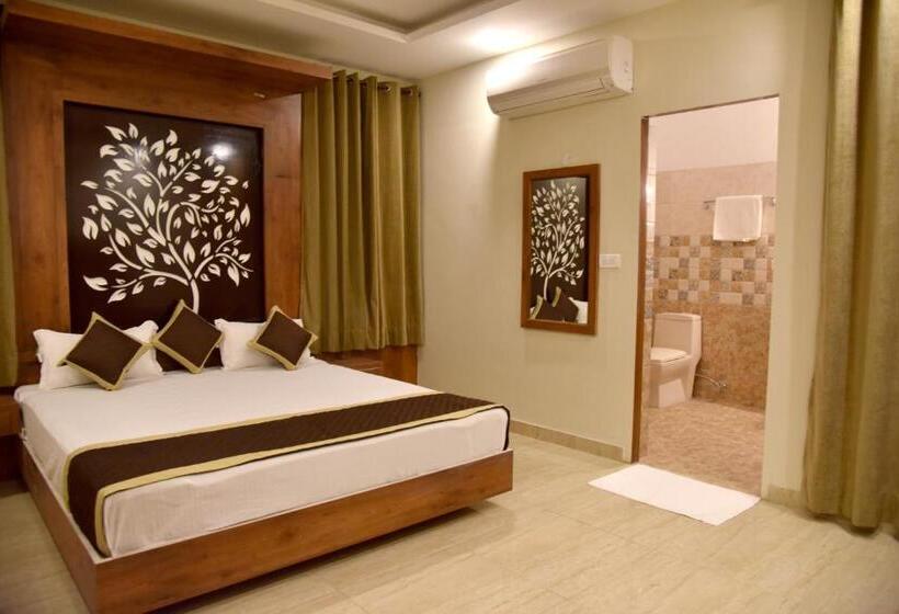 带大床的豪华间, Triveni Residency
