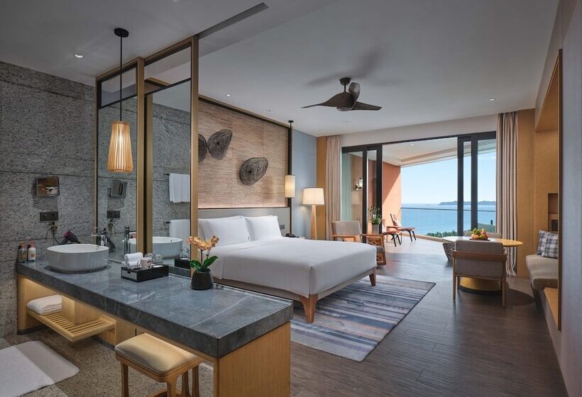 Номер Стандарт Двуспальная Кровать Вид на Море, Crowne Plaza Sanya Haitang Bay Resort, An Ihg