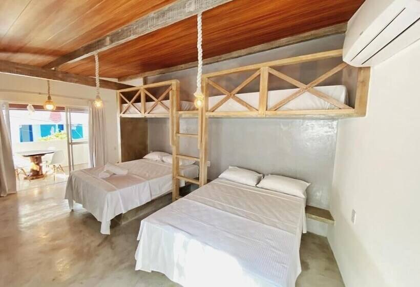스탠다드 스튜디오 바다 전망, Pousada Primeira Praia Suítes