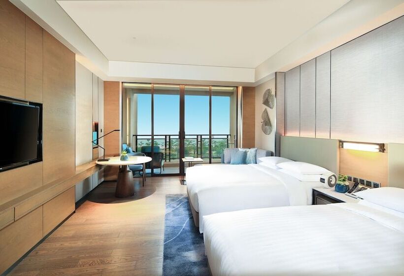 Номер Стандарт Двуспальная Кровать Боковой Вид на Море, Xiamen Marriott Hotel & Conference Centre