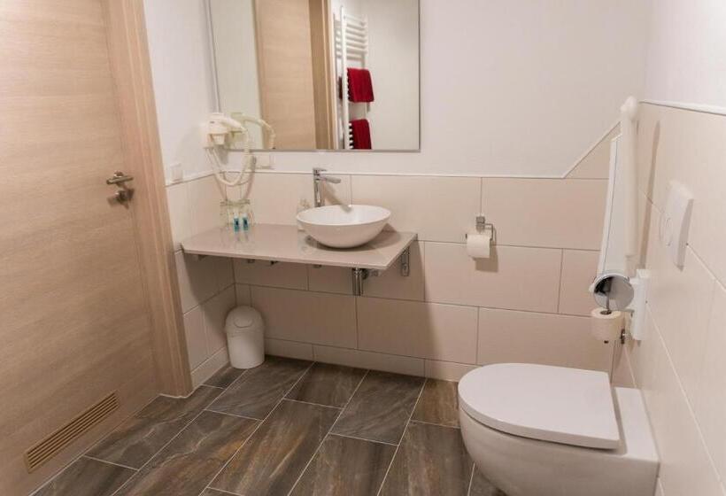 Quarto Estandar para Deficientes Físicos, Pension Haas Hotel Am Turm
