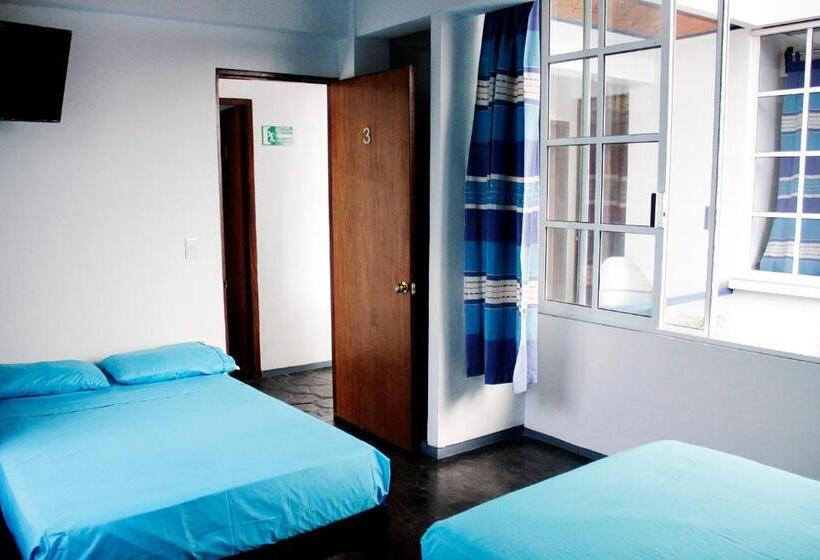 ２ダブルベッドのスタンダードルーム, Hostal Azul Y Blanco