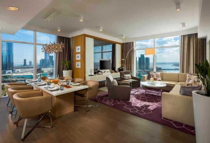 带3个卧室带海景的公寓, Beach Rotana Residences