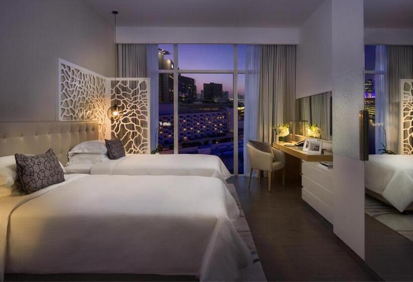 带3个卧室带海景的公寓, Beach Rotana Residences