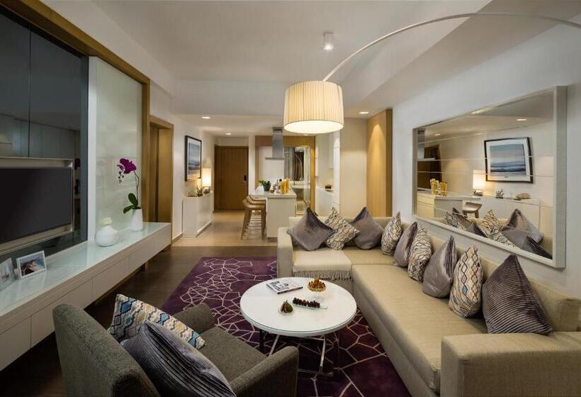 带2个卧室带海景的公寓, Beach Rotana Residences