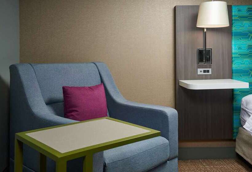 Chambre Standard Lit King Size Adaptée aux Personnes à Mobilité Réduite, Continental Miami Beach, Tapestry Collection By Hilton