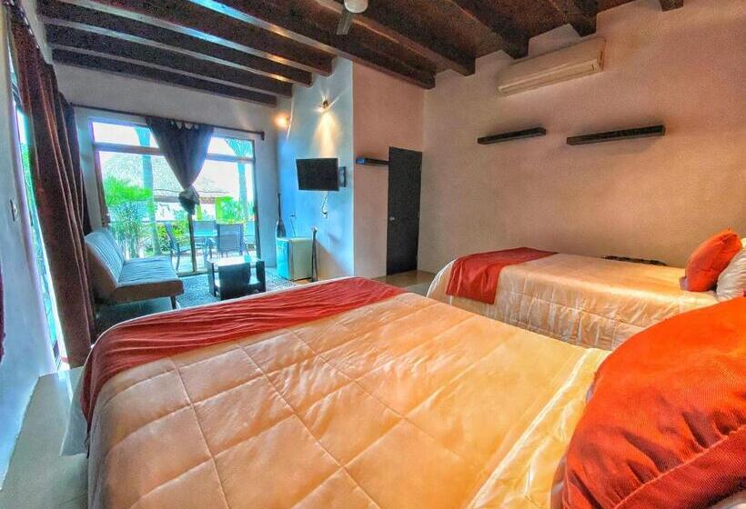 スタンダード４人部屋, Boutique Las Nubes Bacalar