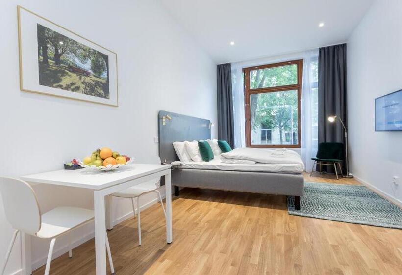 Студия Стандарт Двуспальная Кровать, Apartdirect Sundbyberg