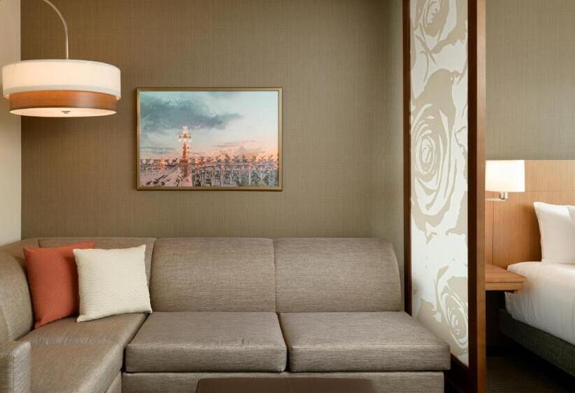 带2个双人床的标准工作室, Hyatt Place Pasadena