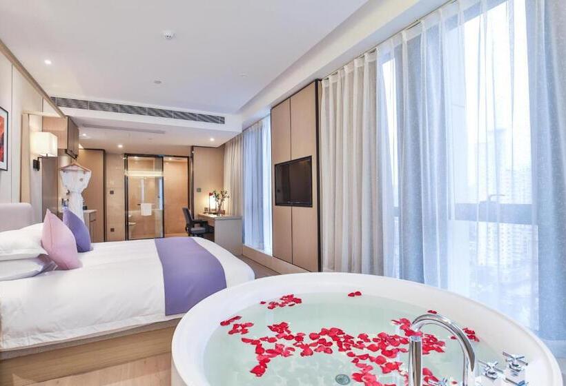 带大床的标准间, Ssaw Boutique Hotel Wenzhou Jiushan Lake