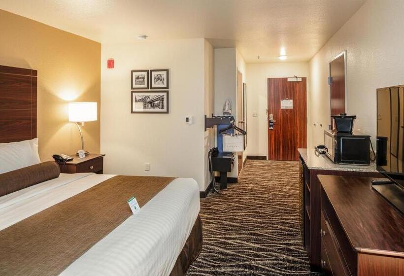 장애인을 위한 킹사이즈 침대 스탠다드 룸, Cobblestone Inn & Suites  Fairfield Bay