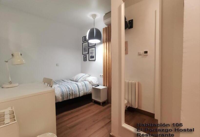 스탠다드 싱글 룸, El Portazgo Restaurante Hostal La Cisterniga