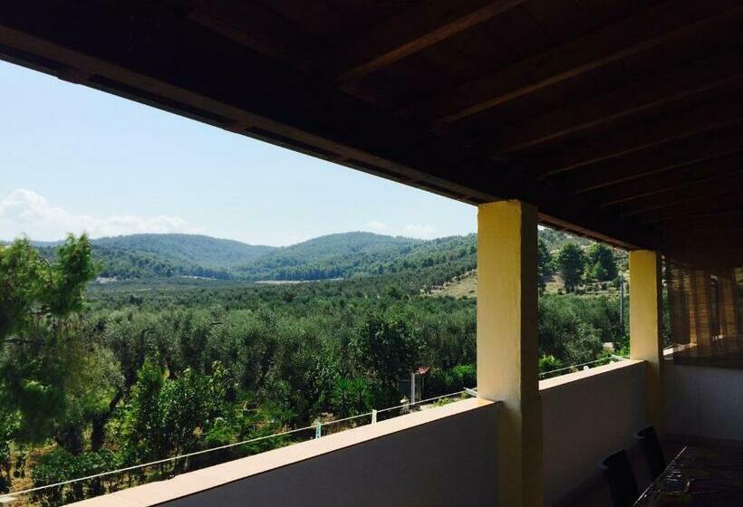 침실 1개 발코니 아파트, Agriturismo Azzarone