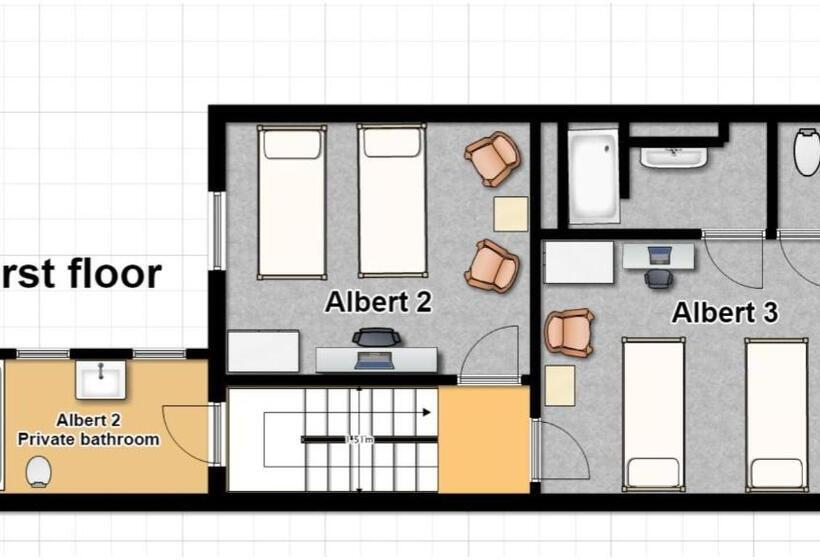 标准间, Albert   Rooms